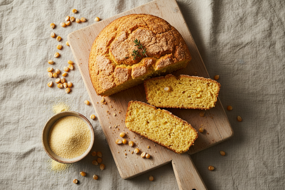 Whole Corn Cornbread: A Simple, Wholesome Loaf Made with Real Corn & Polenta