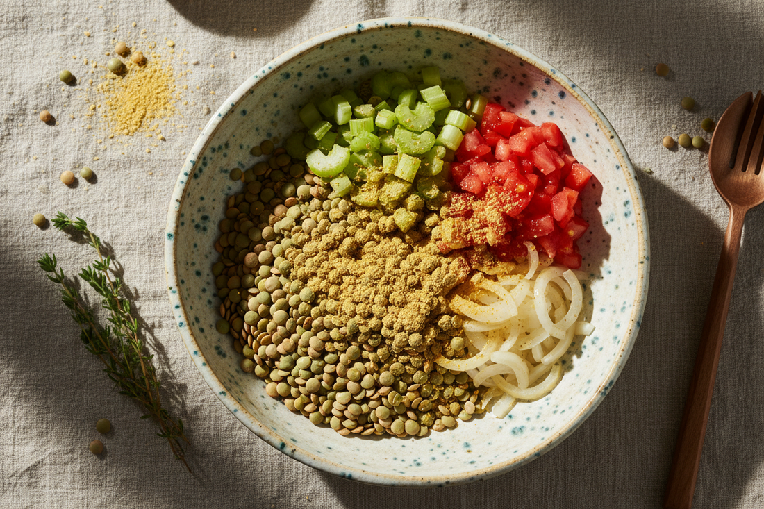 Green & Yellow Lentils: Ancient Nutrition for Modern Wellness — Serves 12