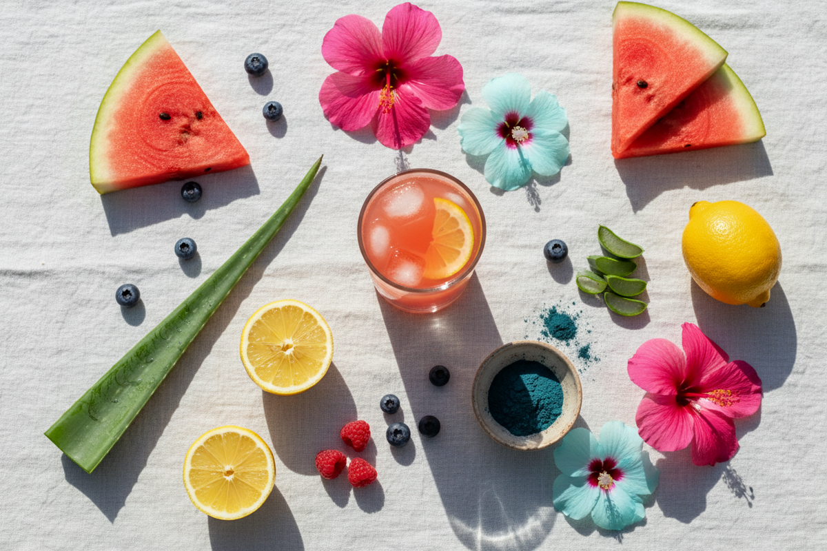 Summer Vitality: Hydration, Antioxidant Protection & Cooling Energy