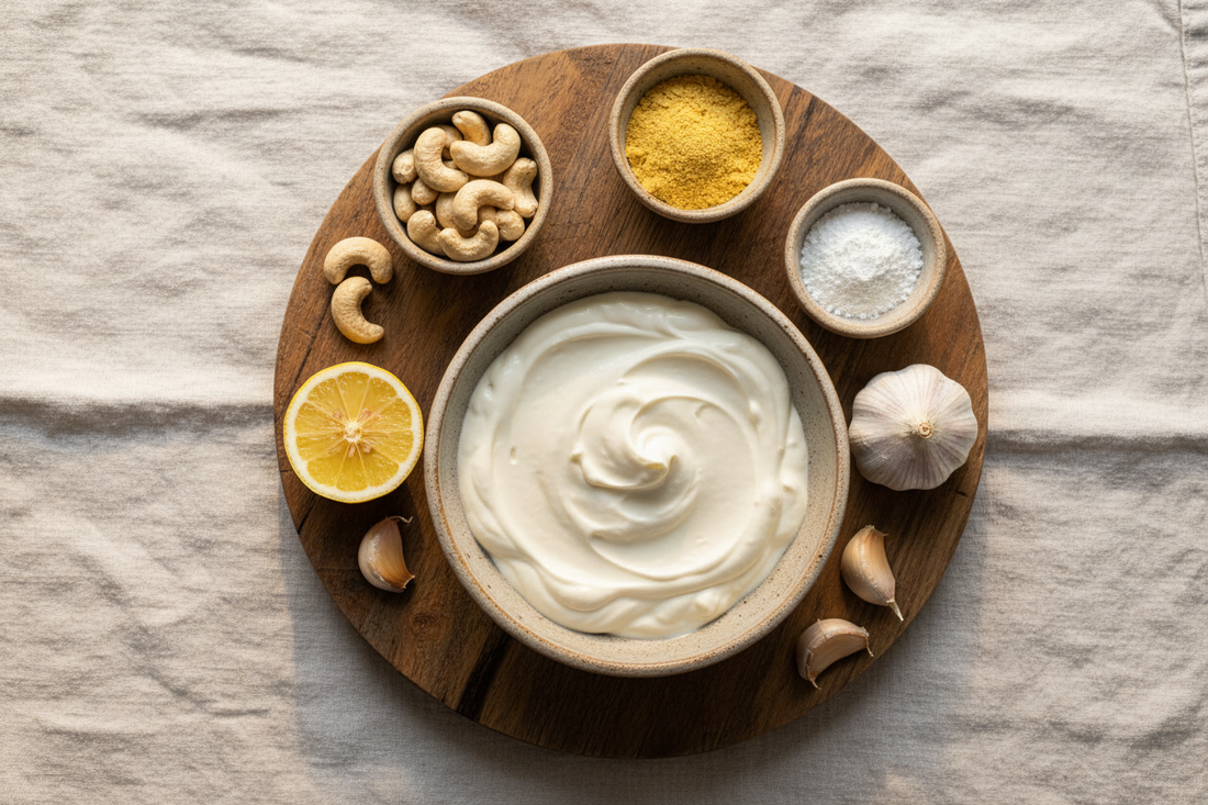 Mozzarella Cheese (Vegan): A Stretchy, Boiled Cashew Cheese with Tapioca Starch & Nutritional Yeast
