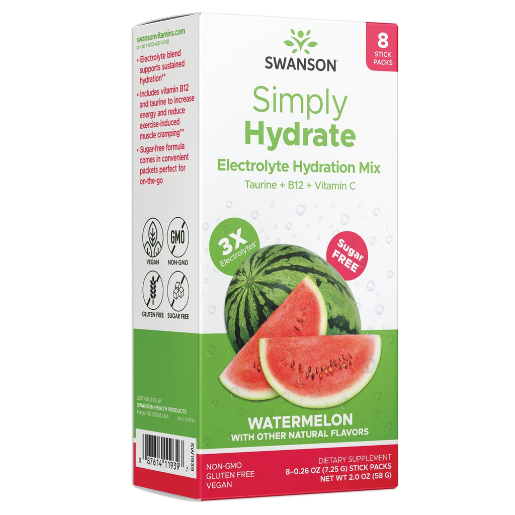 Simply Hydrate Electrolyte Hydration Mix - Watermelon