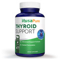 NusaPure Thyroid Support Supplement (Non-GMO) 120 caps, Ashwaganda, Iodine, Zinc, kelp, Vitamin B12, L-Tyrosine, Selenium, Copper