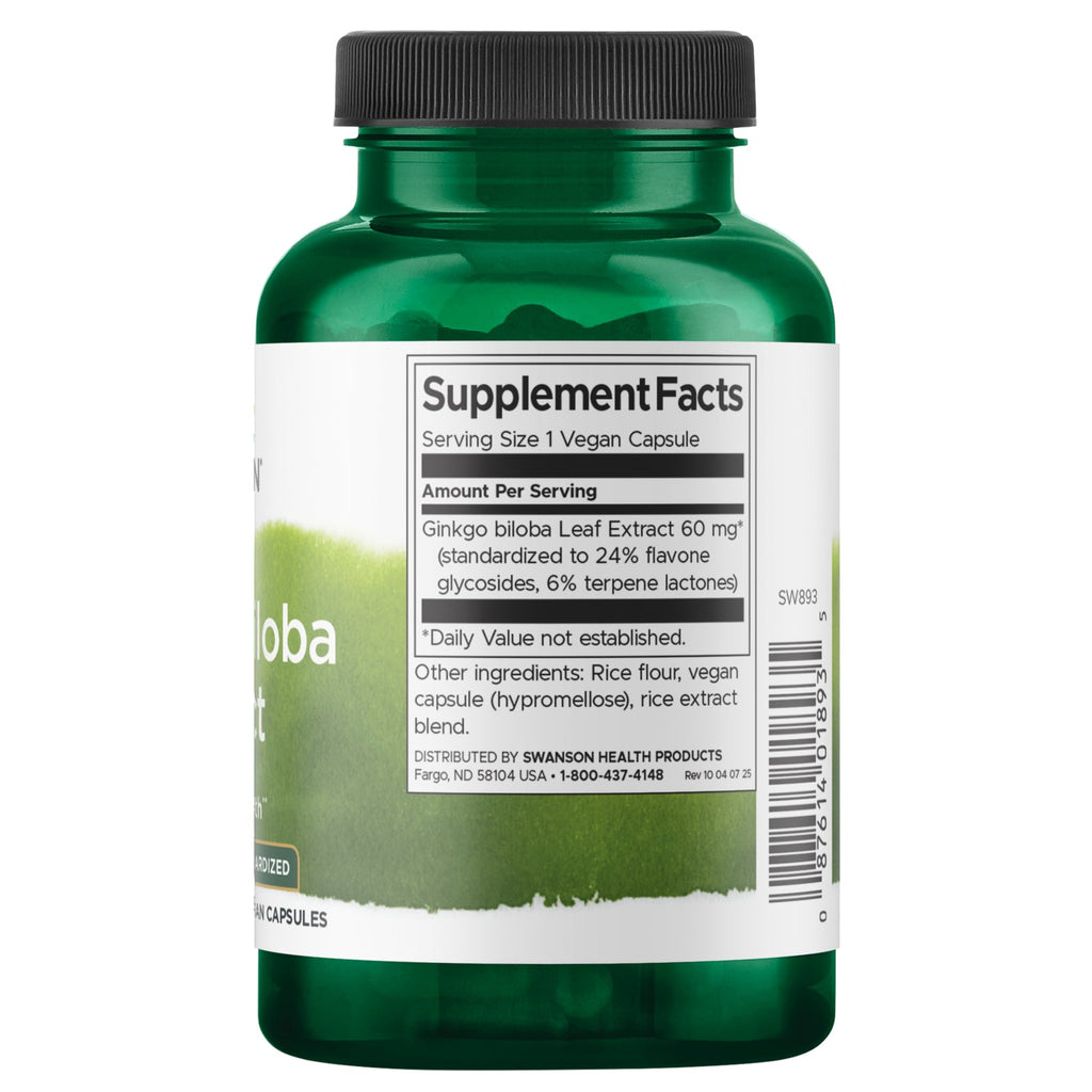 Ginkgo Biloba Extract - Standardized