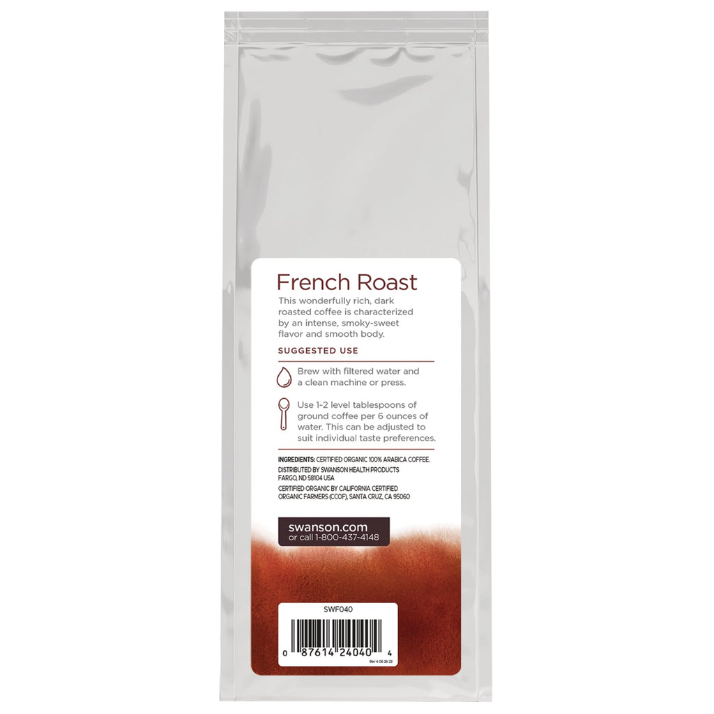Organic French Roast Ground Coffee - Dark Roast