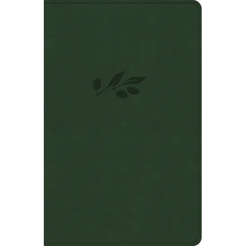 NASB Large Print Personal Size Reference Bible, Olive Leathertouch, Indexed