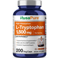NusaPure L-Tryptophan - Suitable for Vegetarian/Vegan, Non - GMO - 1500mg 200 Capsules