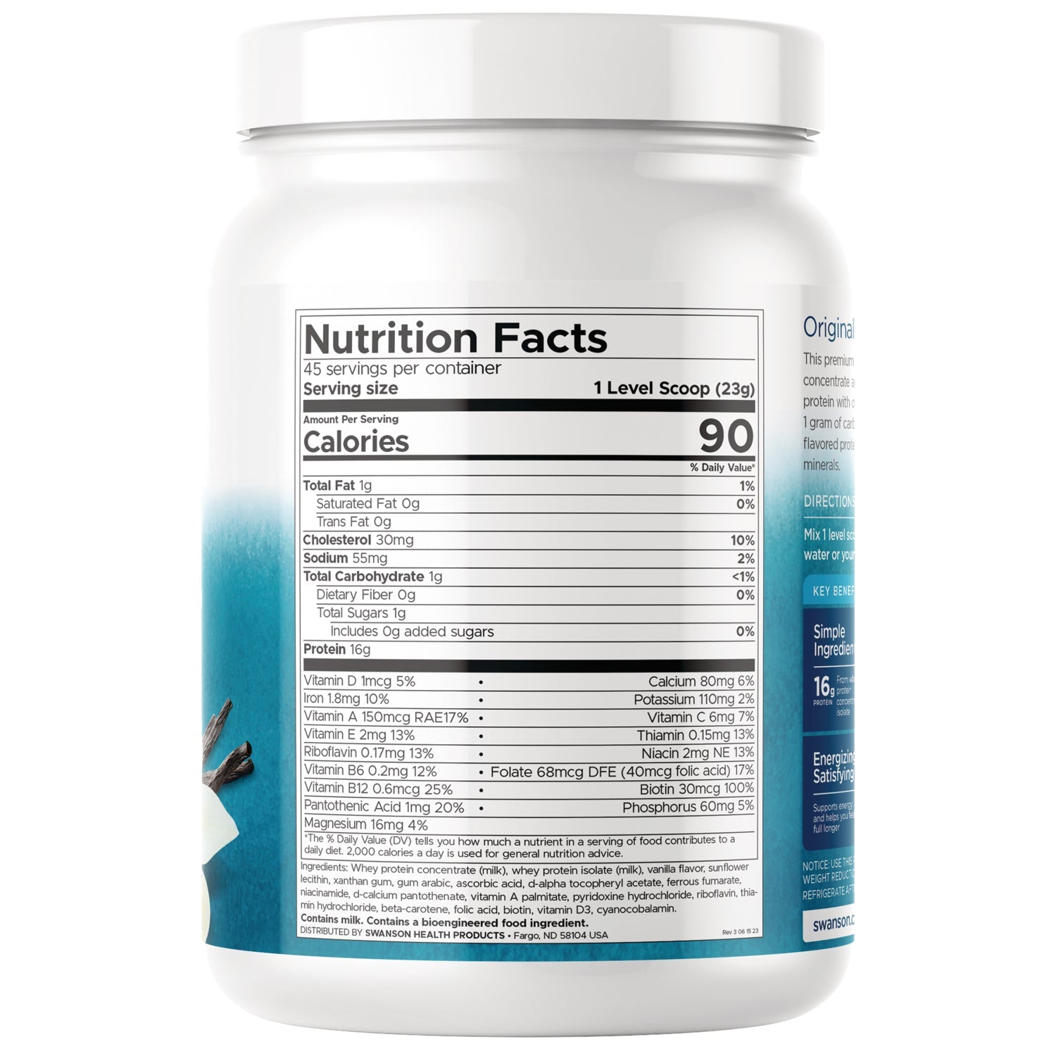 Original Whey Protein Powder - Vanilla