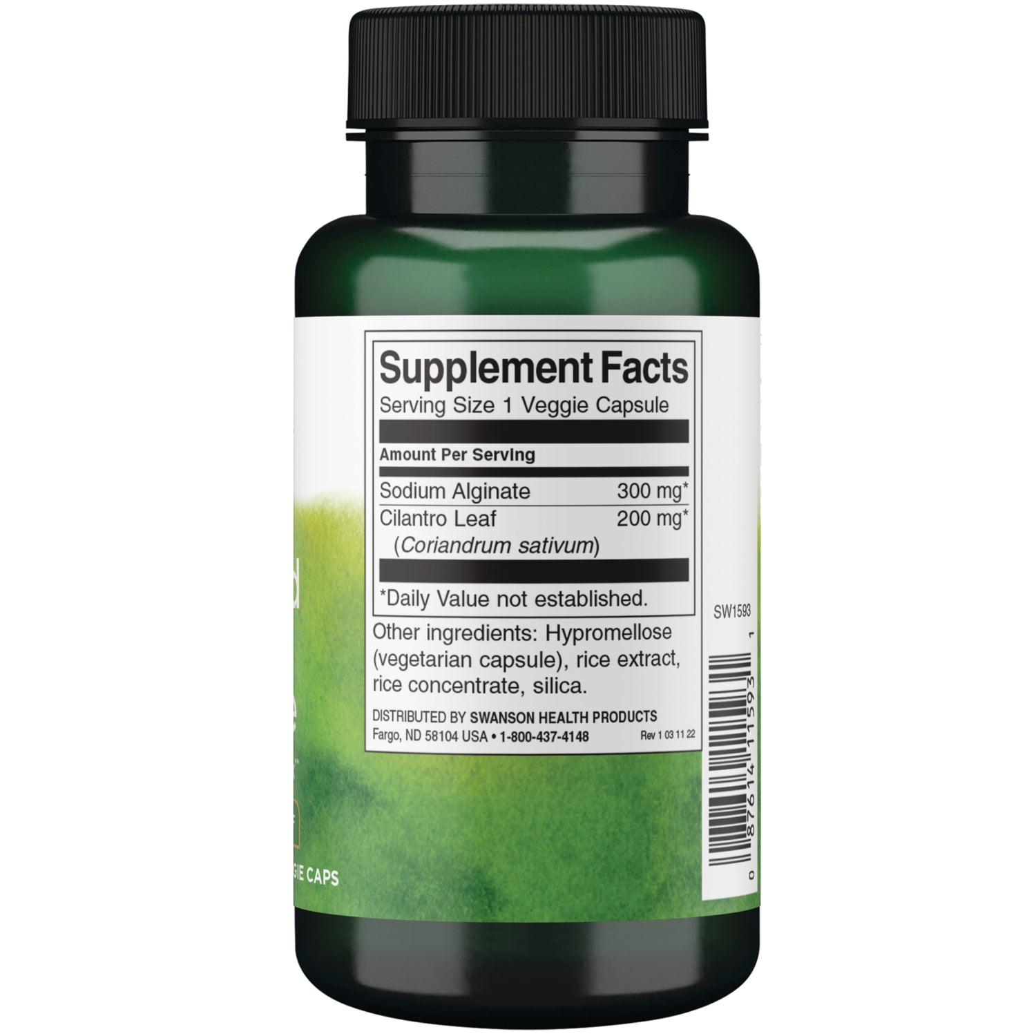 Brown Seaweed Sodium Alginate with Cilantro Leaf