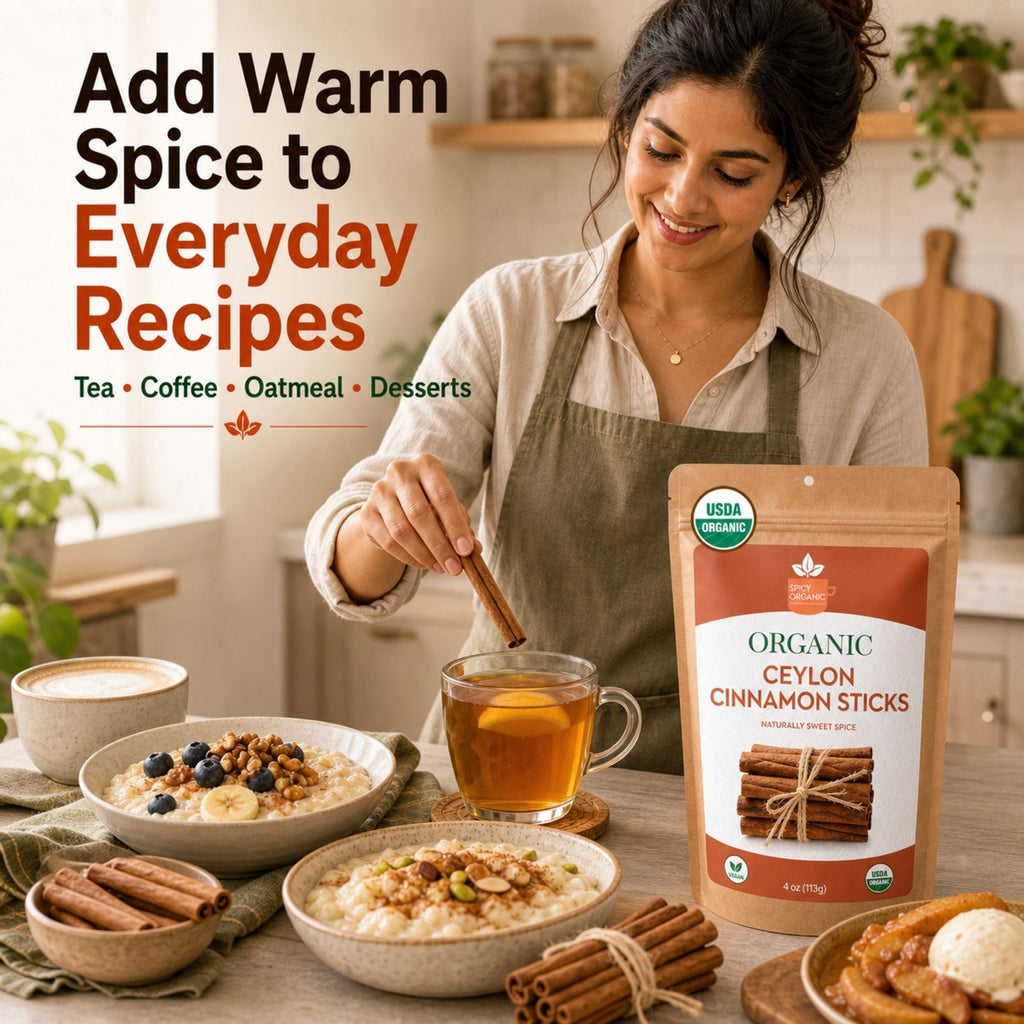 Organic Ceylon Cinnamon Sticks – True Cinnamon Quills