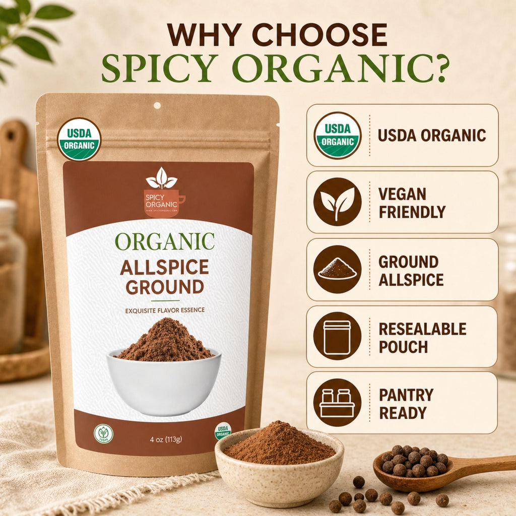 Organic Allspice Powder – For Baking & Marinades