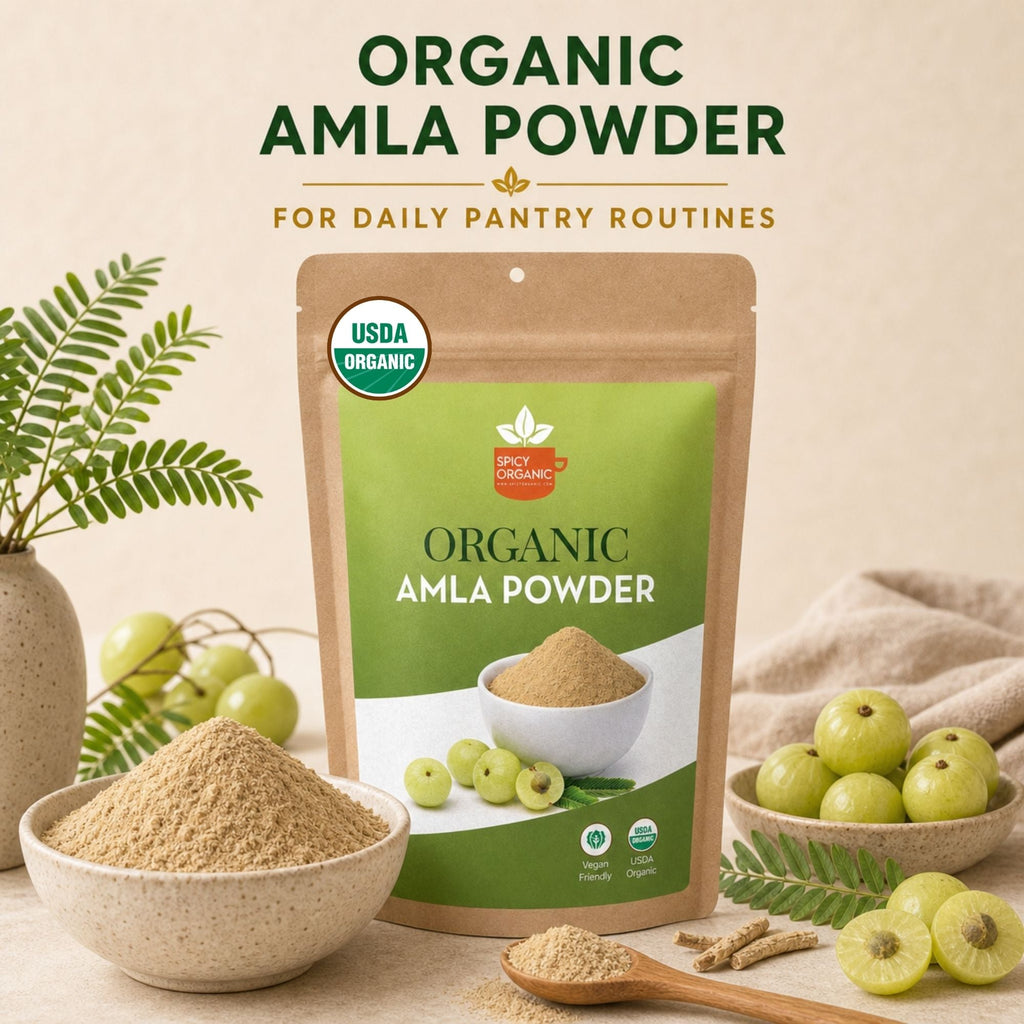 Organic Amla Powder – Sun-Dried Indian Gooseberry