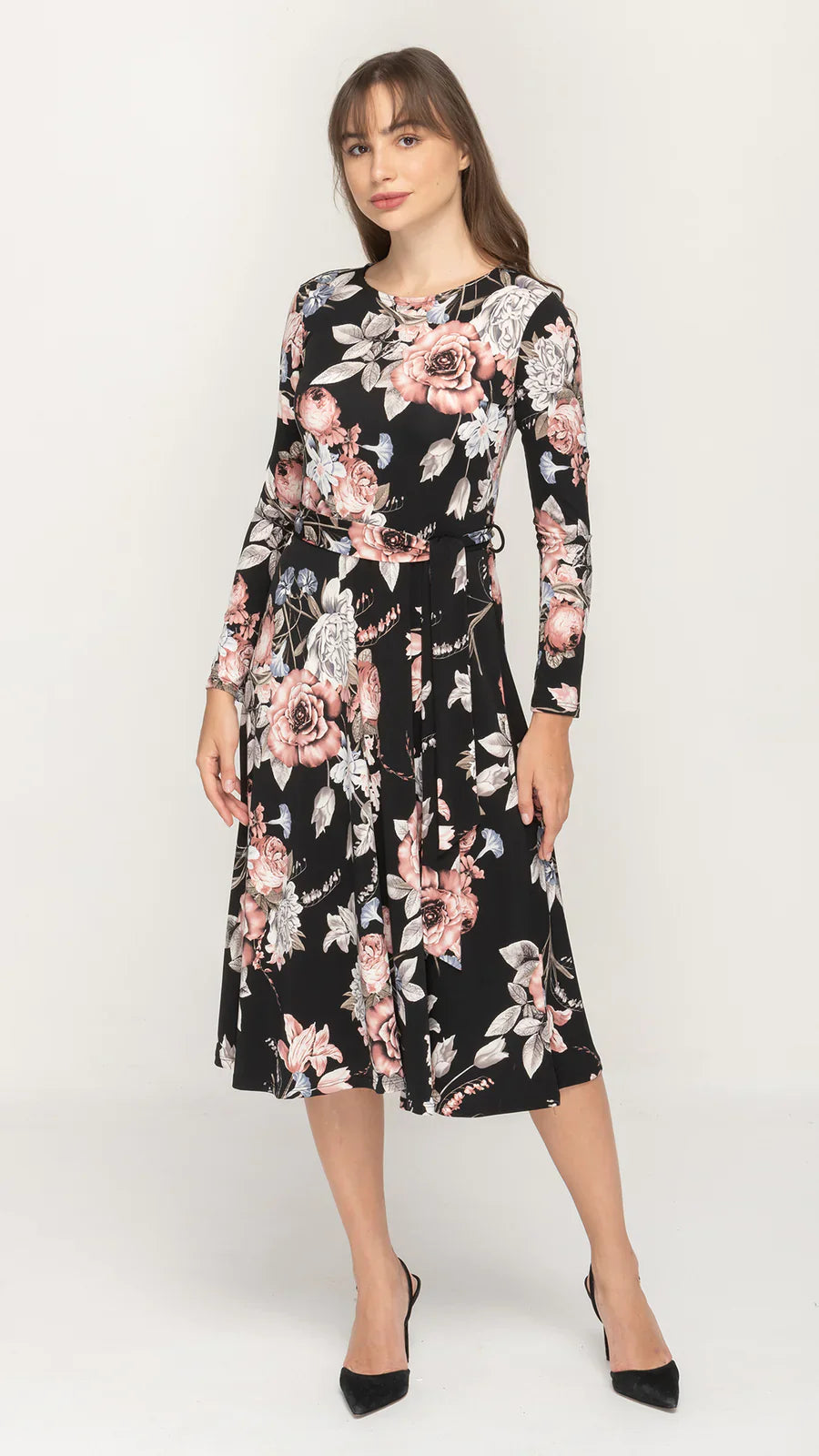 Belted Midi Dress