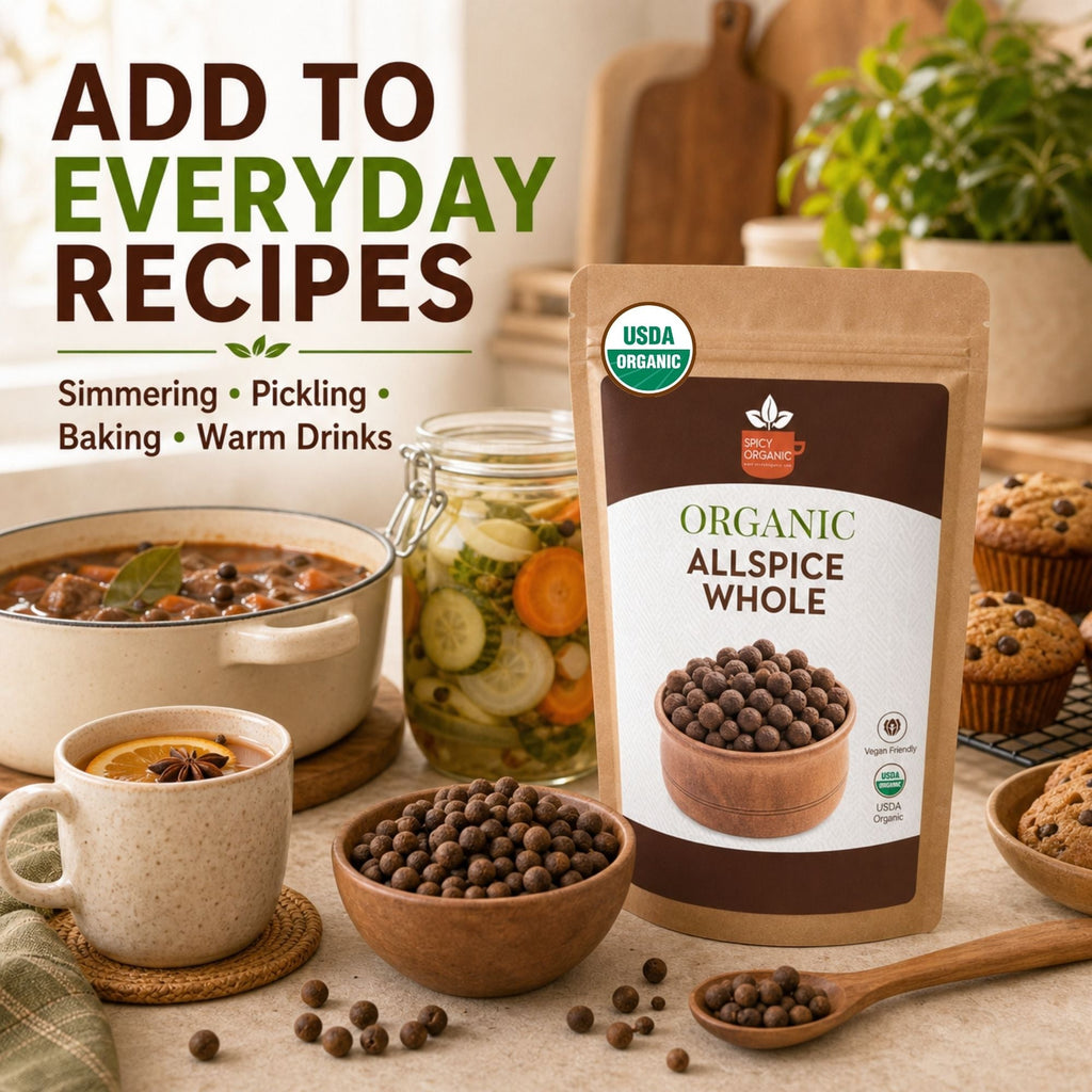 Organic Allspice Berries – For Pickling & Mulled Wine