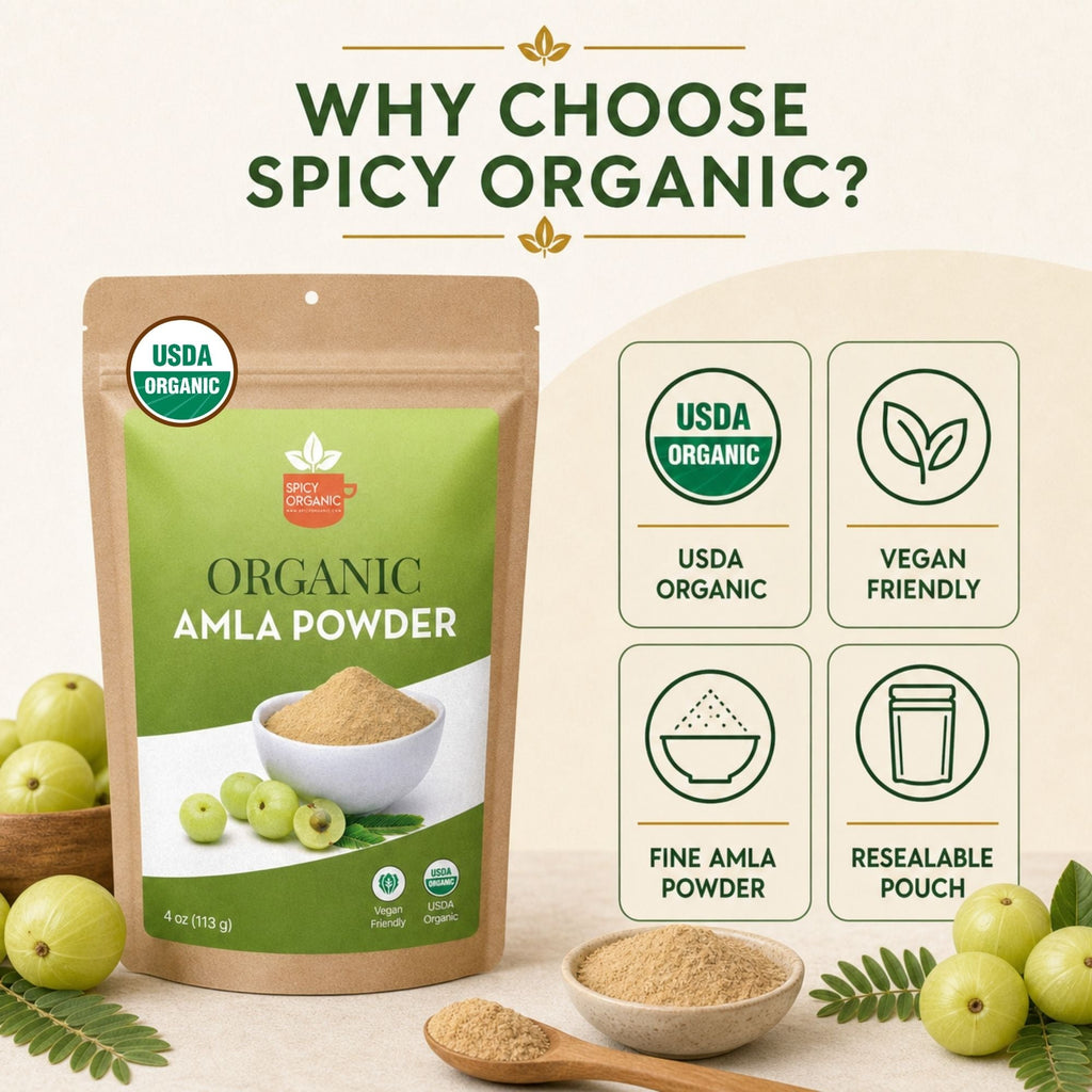Organic Amla Powder – Sun-Dried Indian Gooseberry