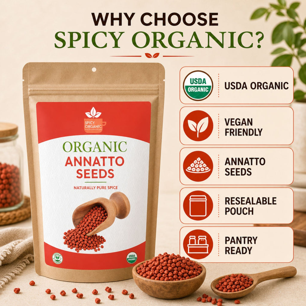Organic Annatto Seeds – For Achiote Paste & Rice