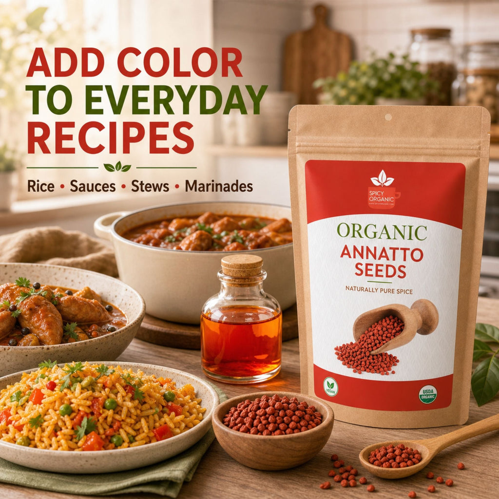 Organic Annatto Seeds – For Achiote Paste & Rice