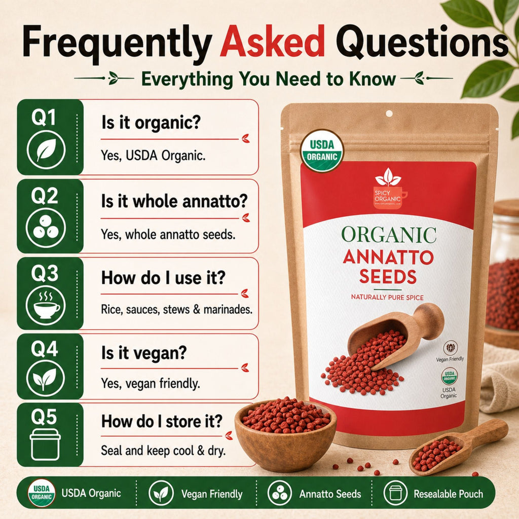 Organic Annatto Seeds – For Achiote Paste & Rice