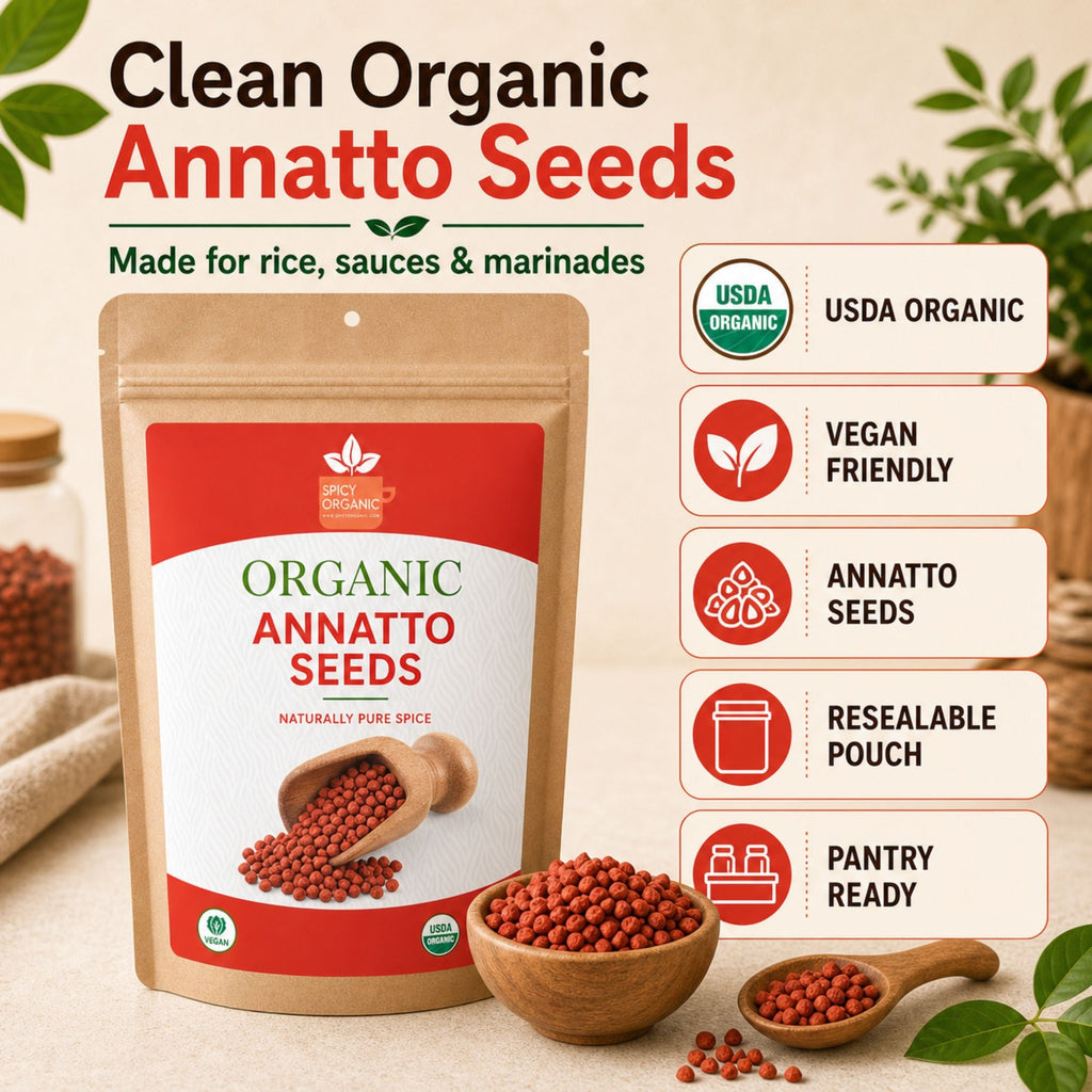 Organic Annatto Seeds – For Achiote Paste & Rice