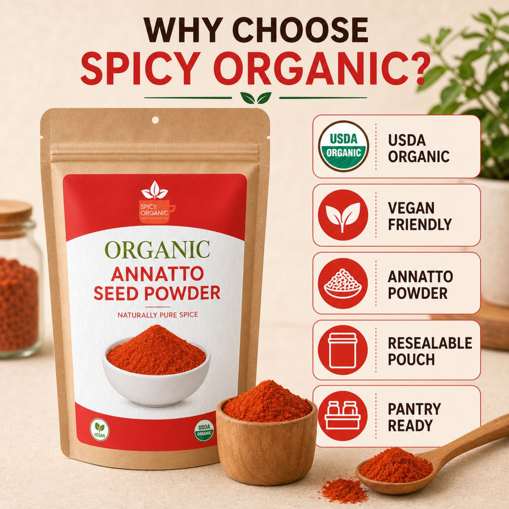 Organic Annatto Powder – Achiote for Latin Cooking