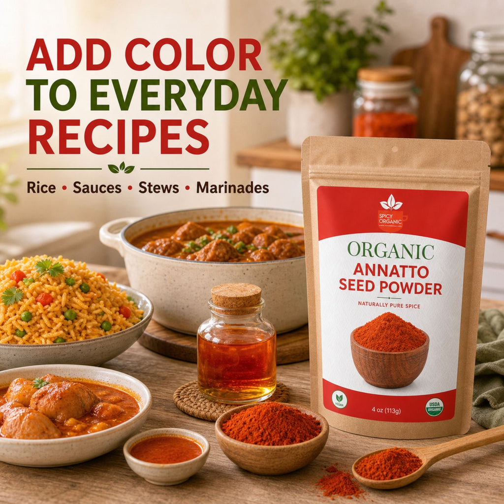 Organic Annatto Powder – Achiote for Latin Cooking