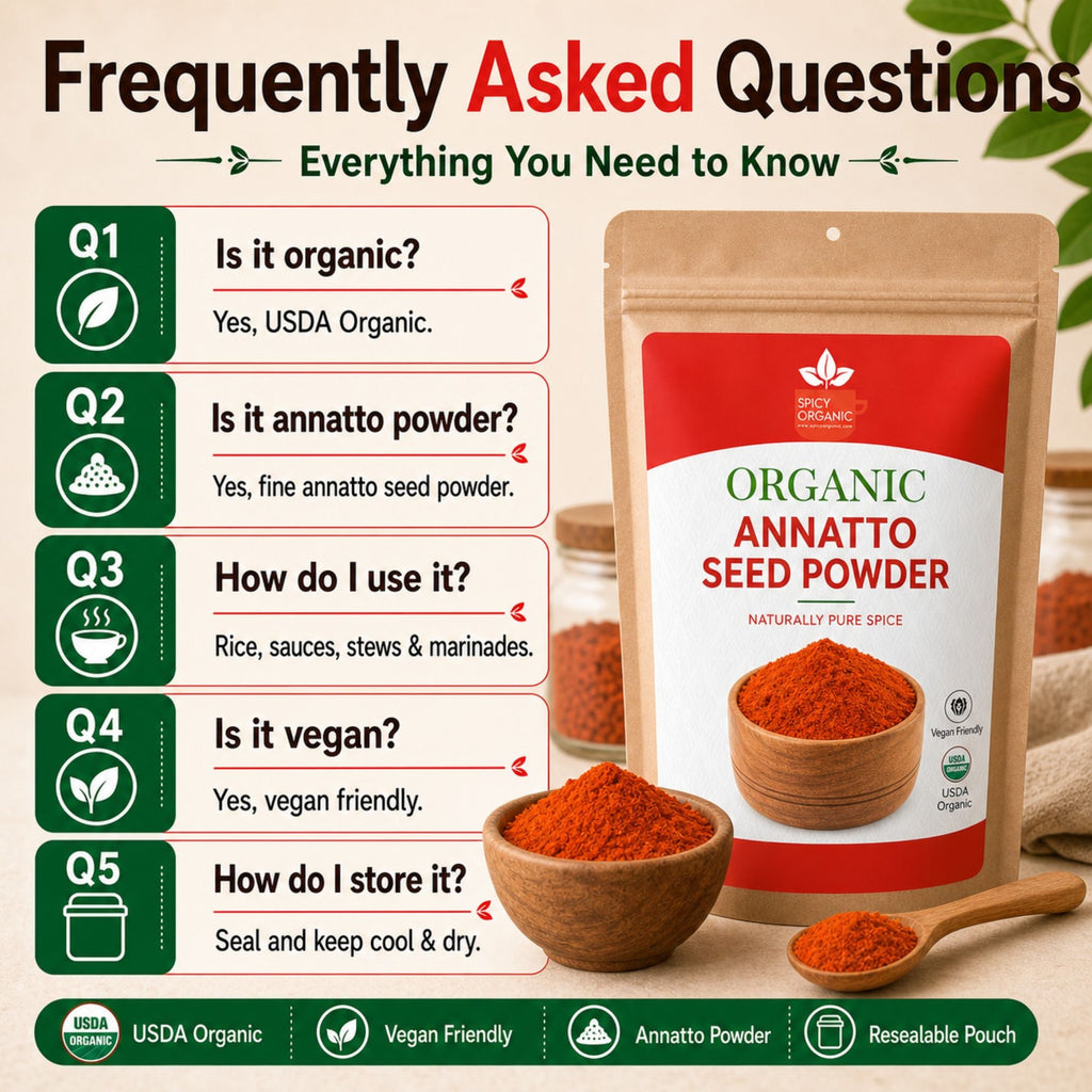 Organic Annatto Powder – Achiote for Latin Cooking
