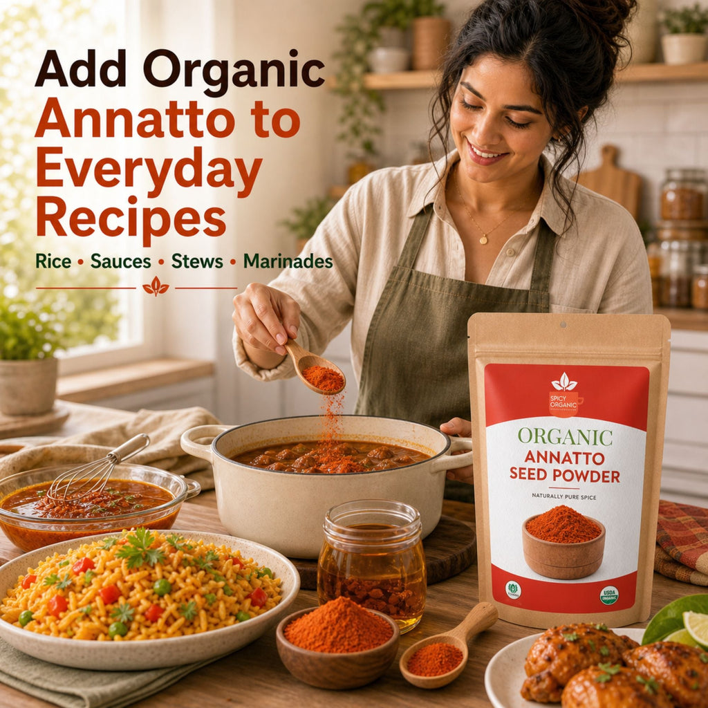 Organic Annatto Powder – Achiote for Latin Cooking