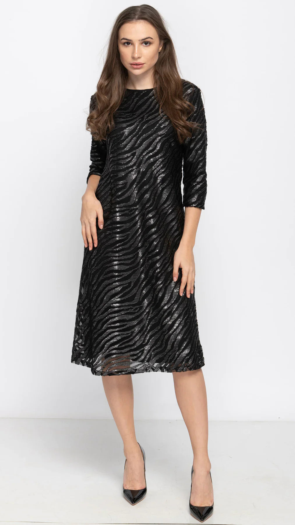 Waves A Line Dress