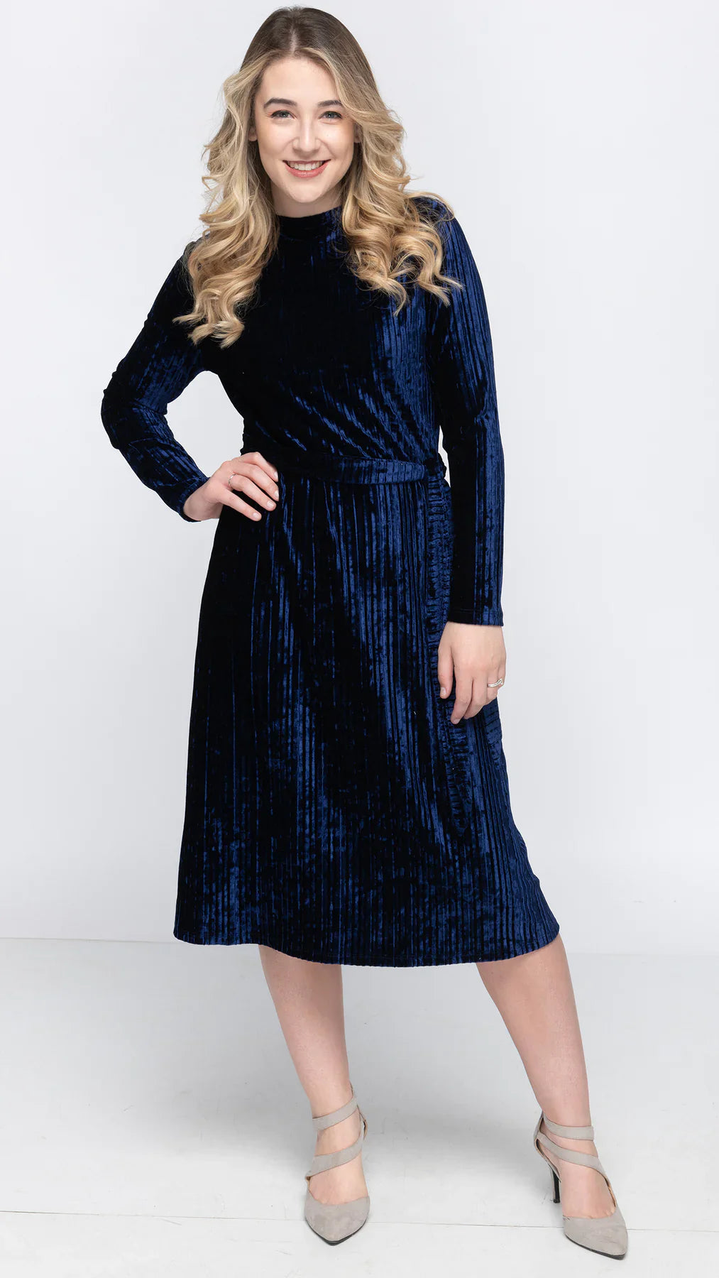 Belted Midi Dress