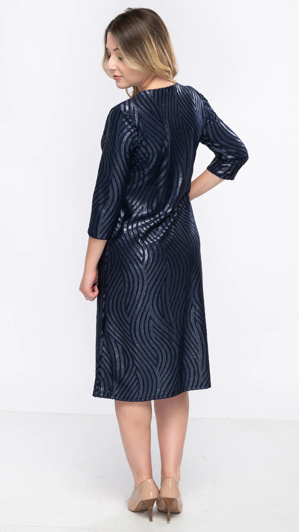 Waves A Line Dress