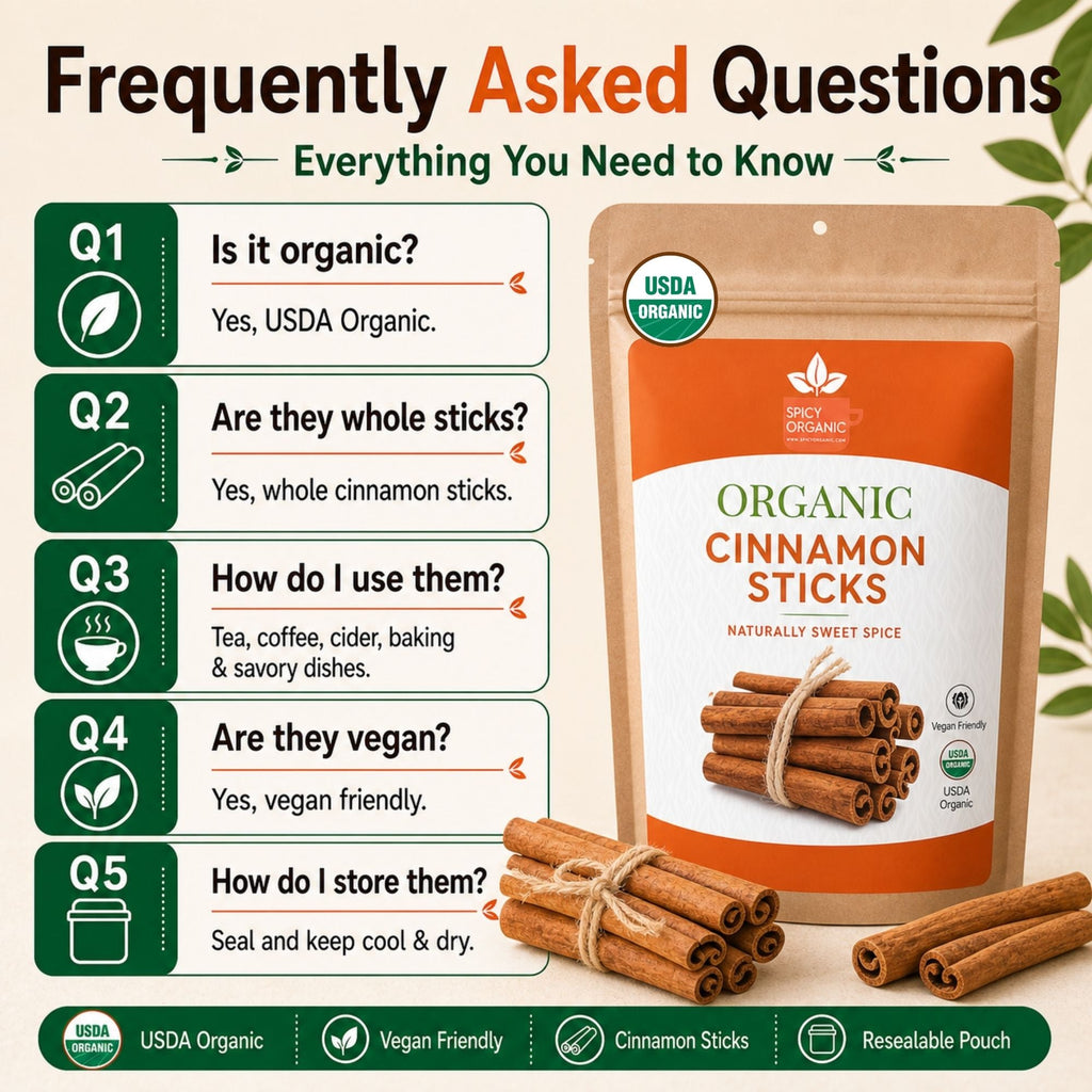 Organic Cassia Cinnamon Sticks – For Chai & Mulled Wine