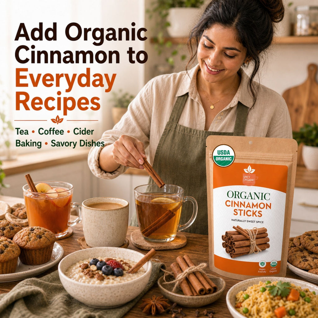 Organic Cassia Cinnamon Sticks – For Chai & Mulled Wine