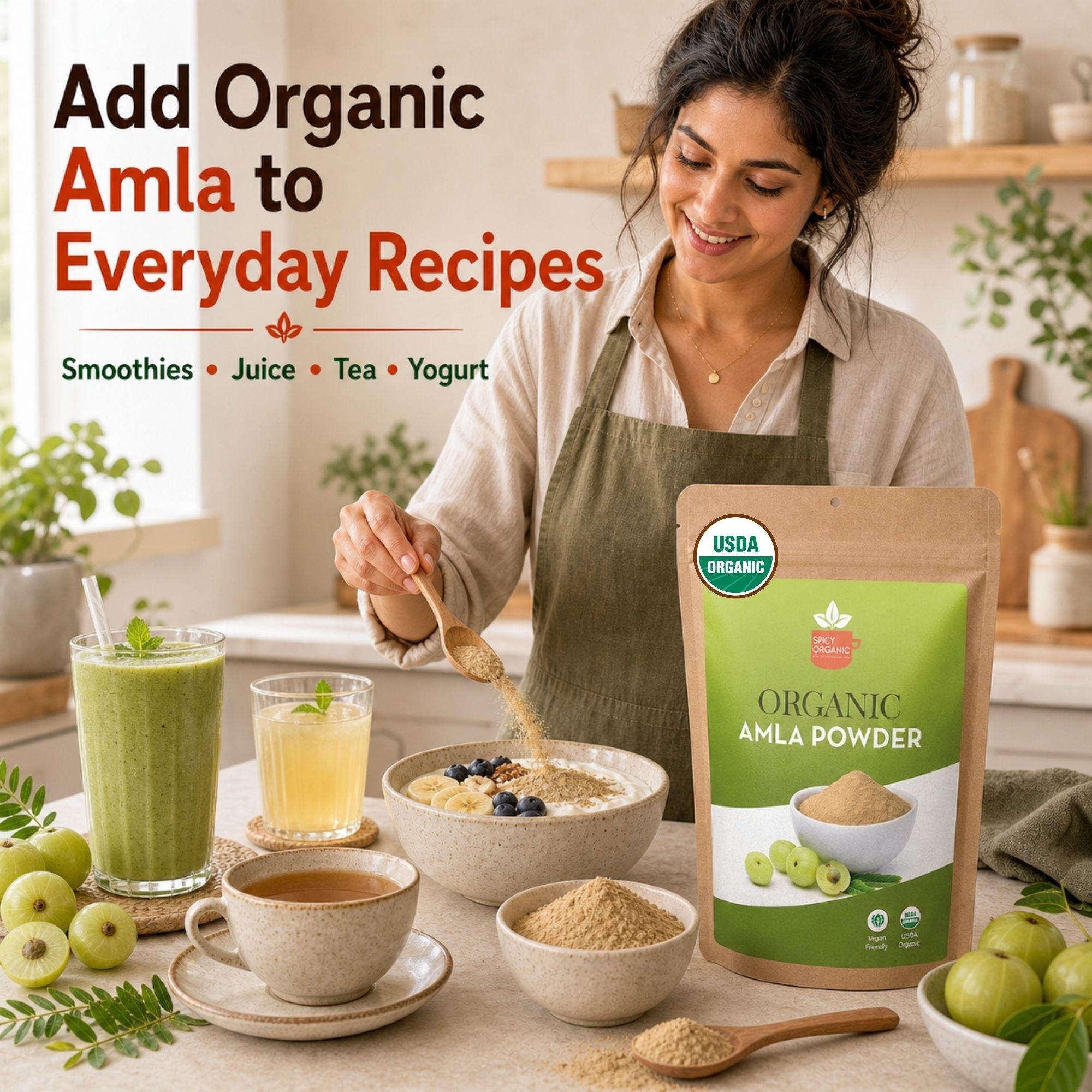 Organic Amla Powder – Sun-Dried Indian Gooseberry