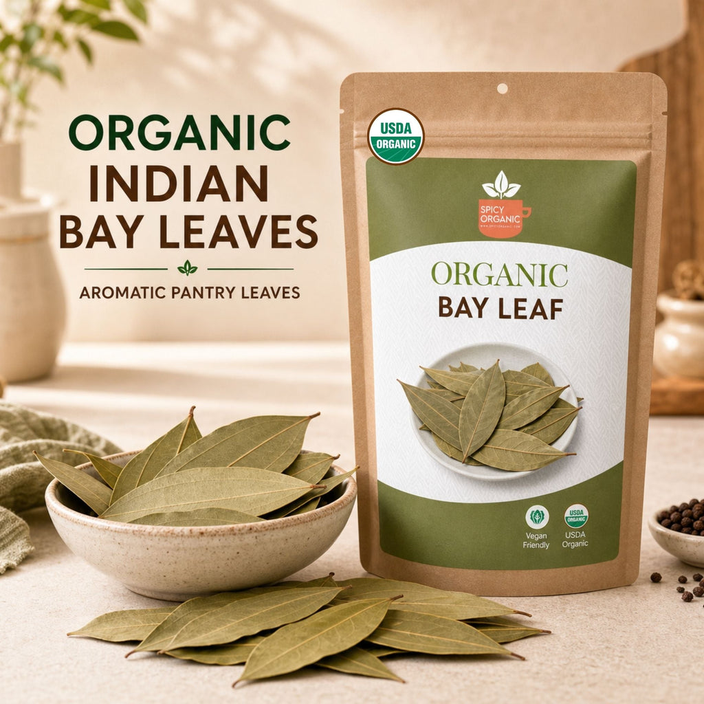 Organic Bay Leaves – Whole, for Soups & Slow Cooking