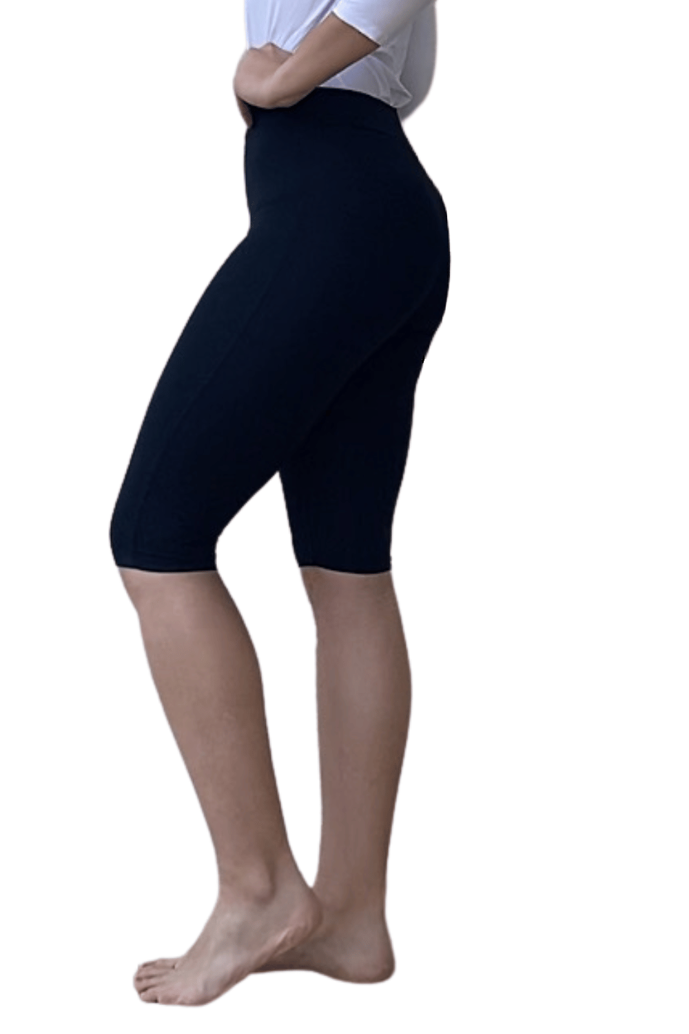 Modest Two-Piece Swim Dress Set - Elbow Sleeves with Knee-Length Leggings | UPF Protection