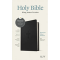 KJV Premium Value Thinline Bible, Filament Enabled (Leatherlike, Black Radiant Cross, Red Letter)