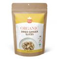 Organic Dried Ginger Slices – USDA Certified Organic Ginger Root for Tea & Cooking
