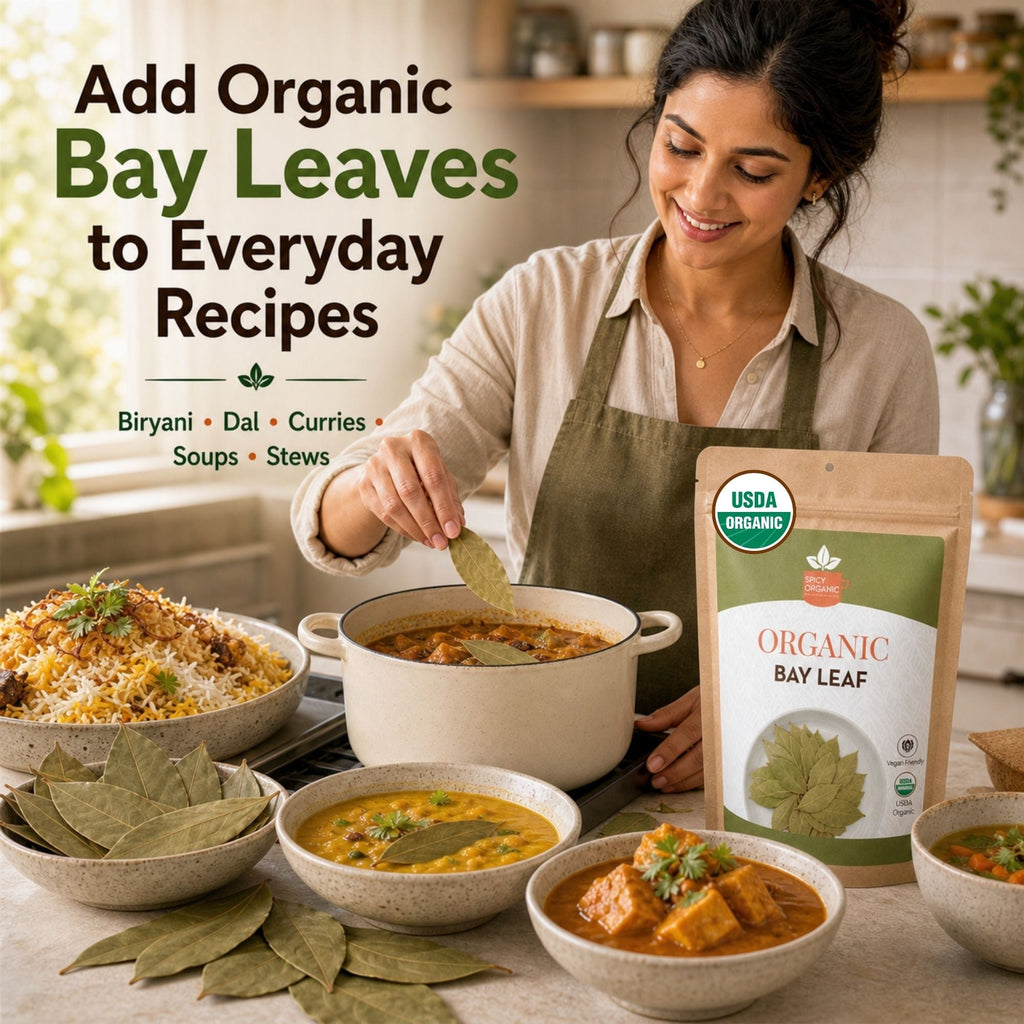 Organic Bay Leaves – Whole, for Soups & Slow Cooking