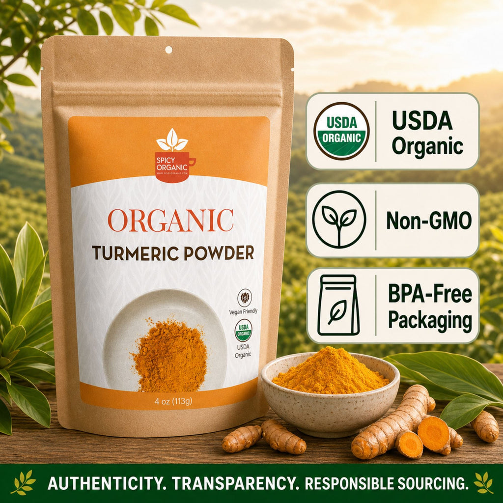 Organic Turmeric Powder – For Golden Milk & Curries