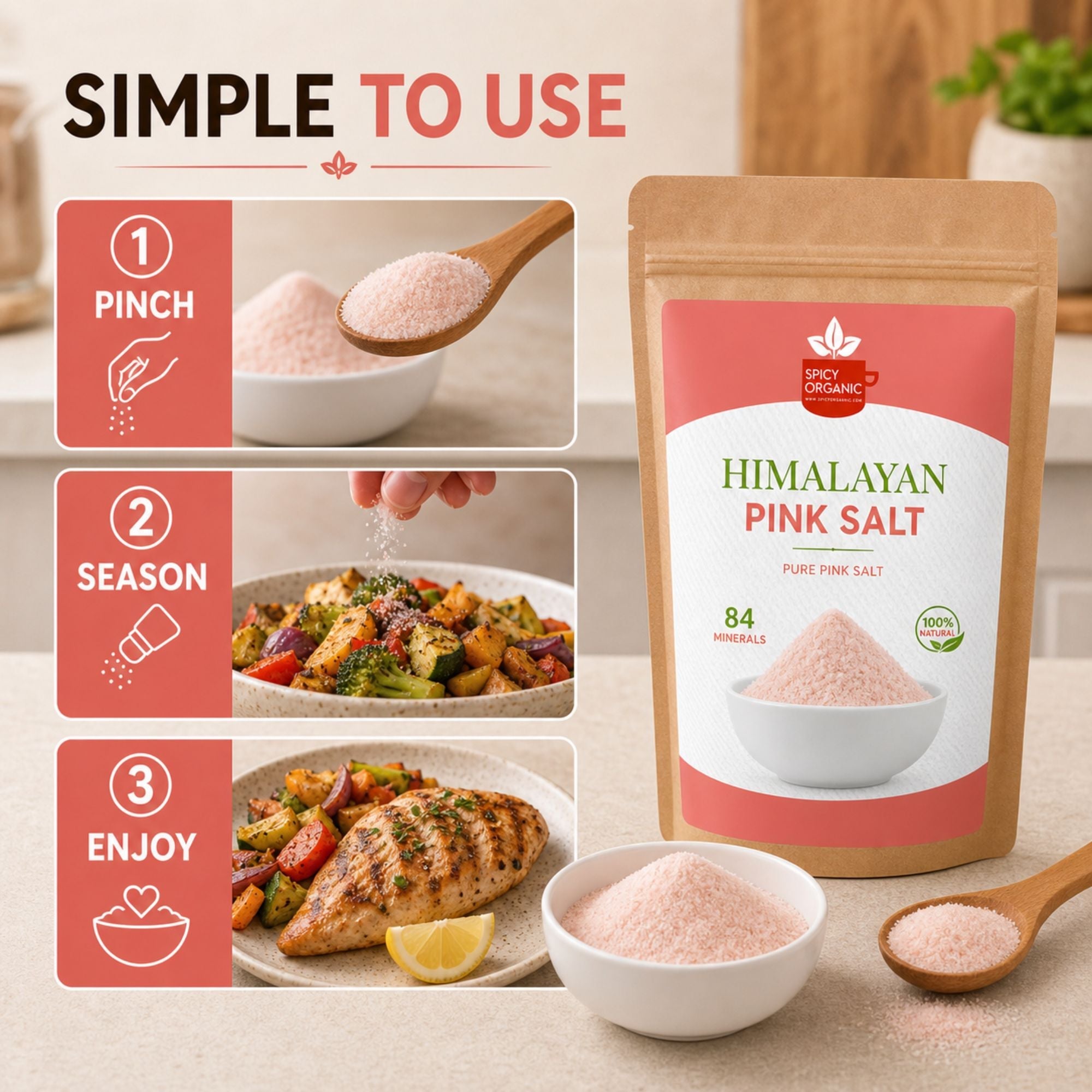 Fine Ground Himalayan Pink Salt – For Cooking & Baking