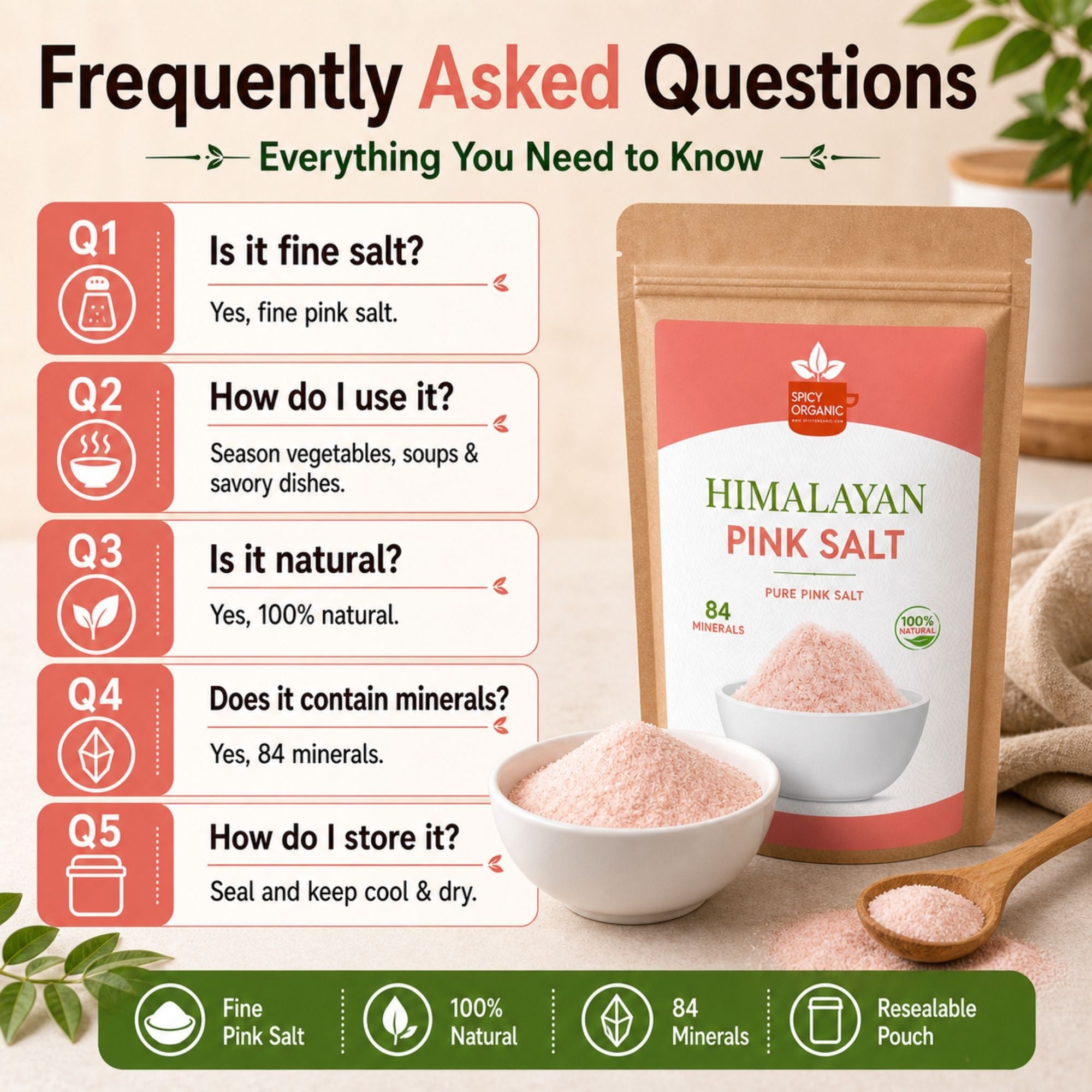 Fine Ground Himalayan Pink Salt – For Cooking & Baking