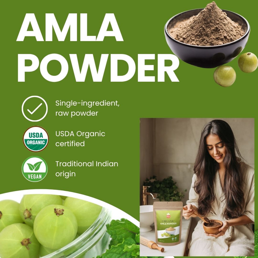 Organic Amla Powder – Sun-Dried Indian Gooseberry