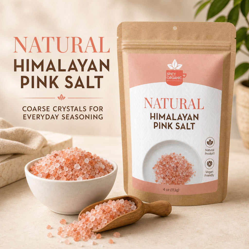 Himalayan Pink Salt – Coarse, Unrefined, for Grinders