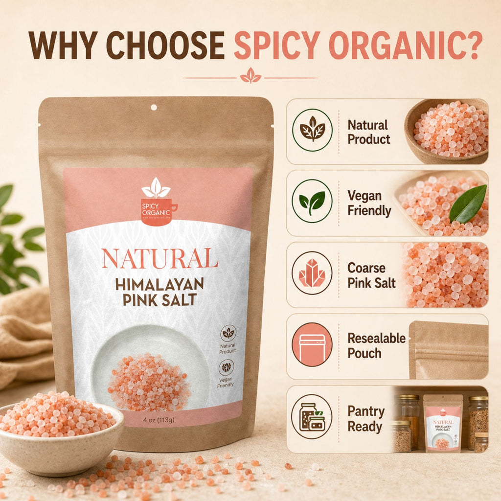 Himalayan Pink Salt – Coarse, Unrefined, for Grinders