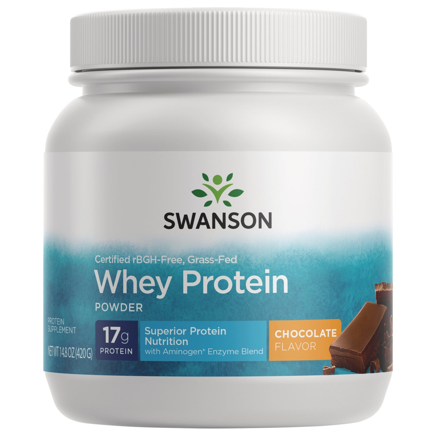 Certified rBGH-Free Grass-Fed Whey Protein Powder- Chocolate