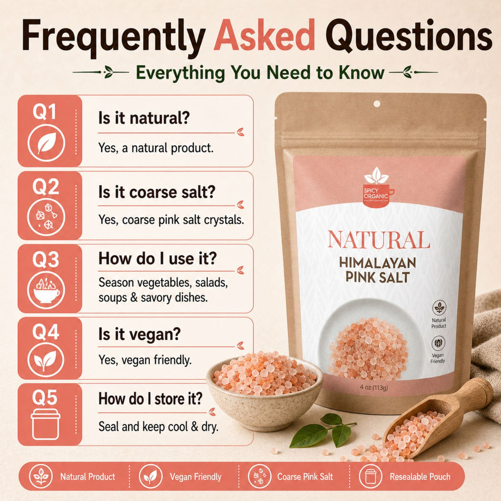 Himalayan Pink Salt – Coarse, Unrefined, for Grinders