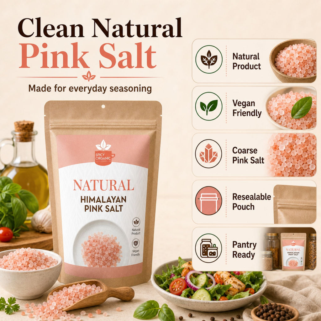 Himalayan Pink Salt – Coarse, Unrefined, for Grinders