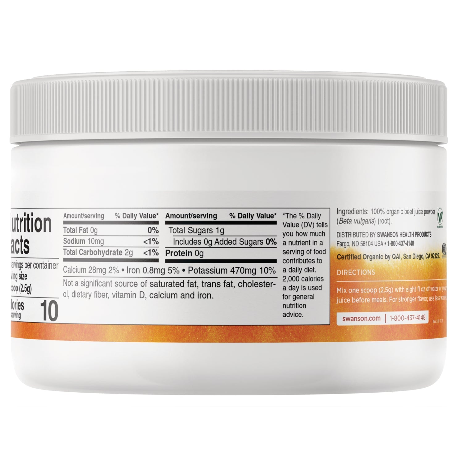 100% Organic Beet Juice Powder - Vegetarian