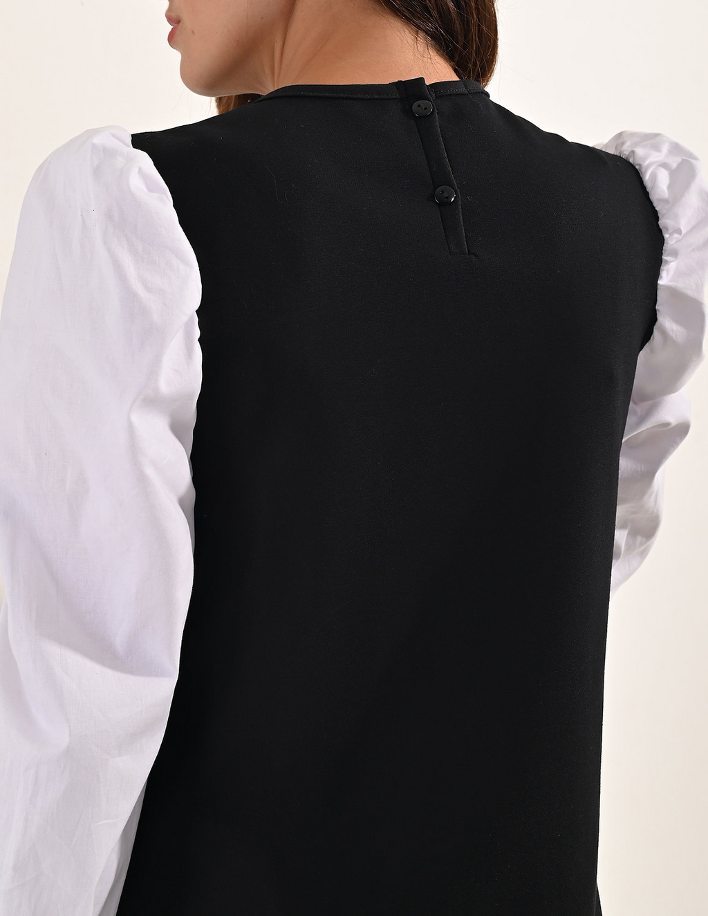 Bubbled Long Sleeve Knee Length Dress