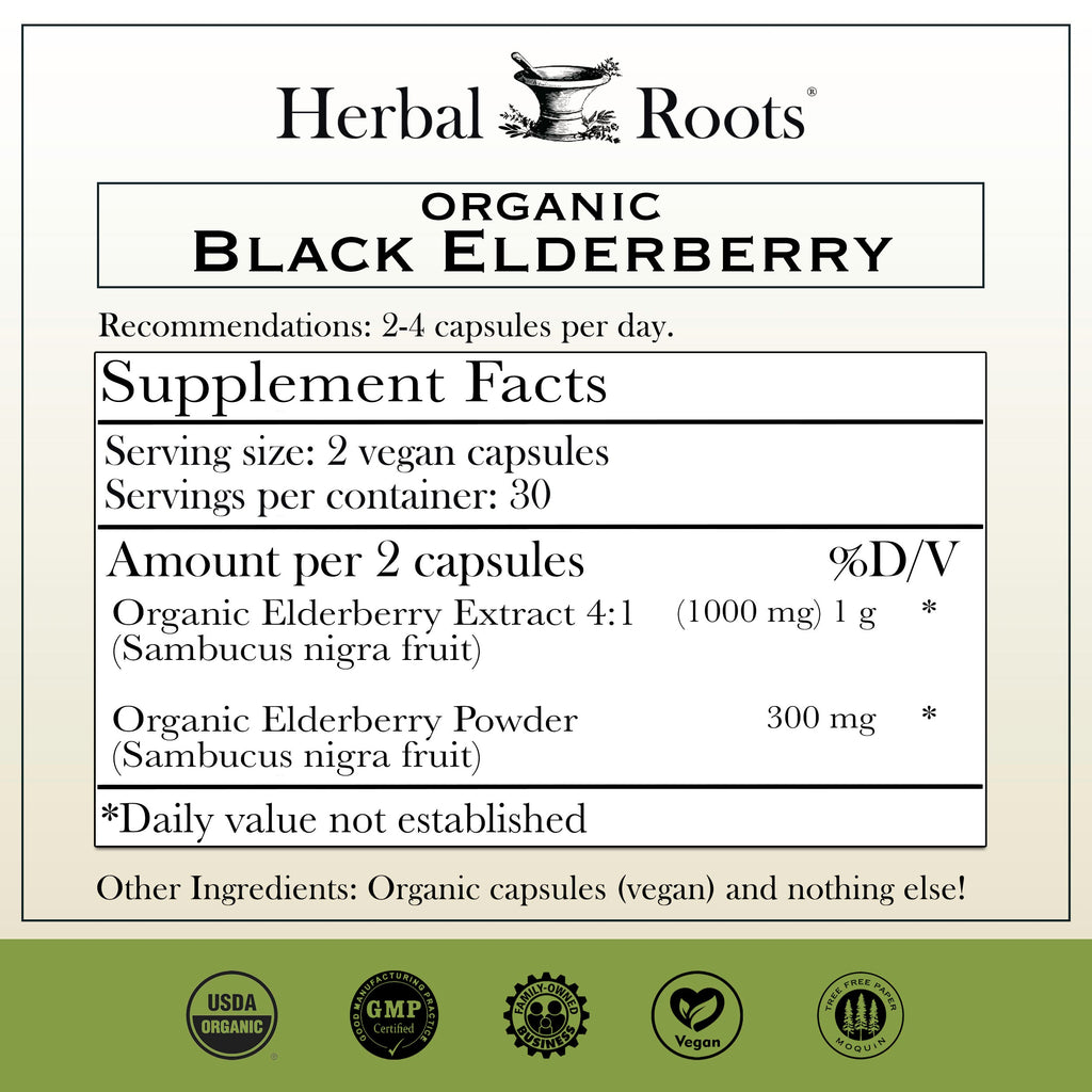 Organic Black Elderberry