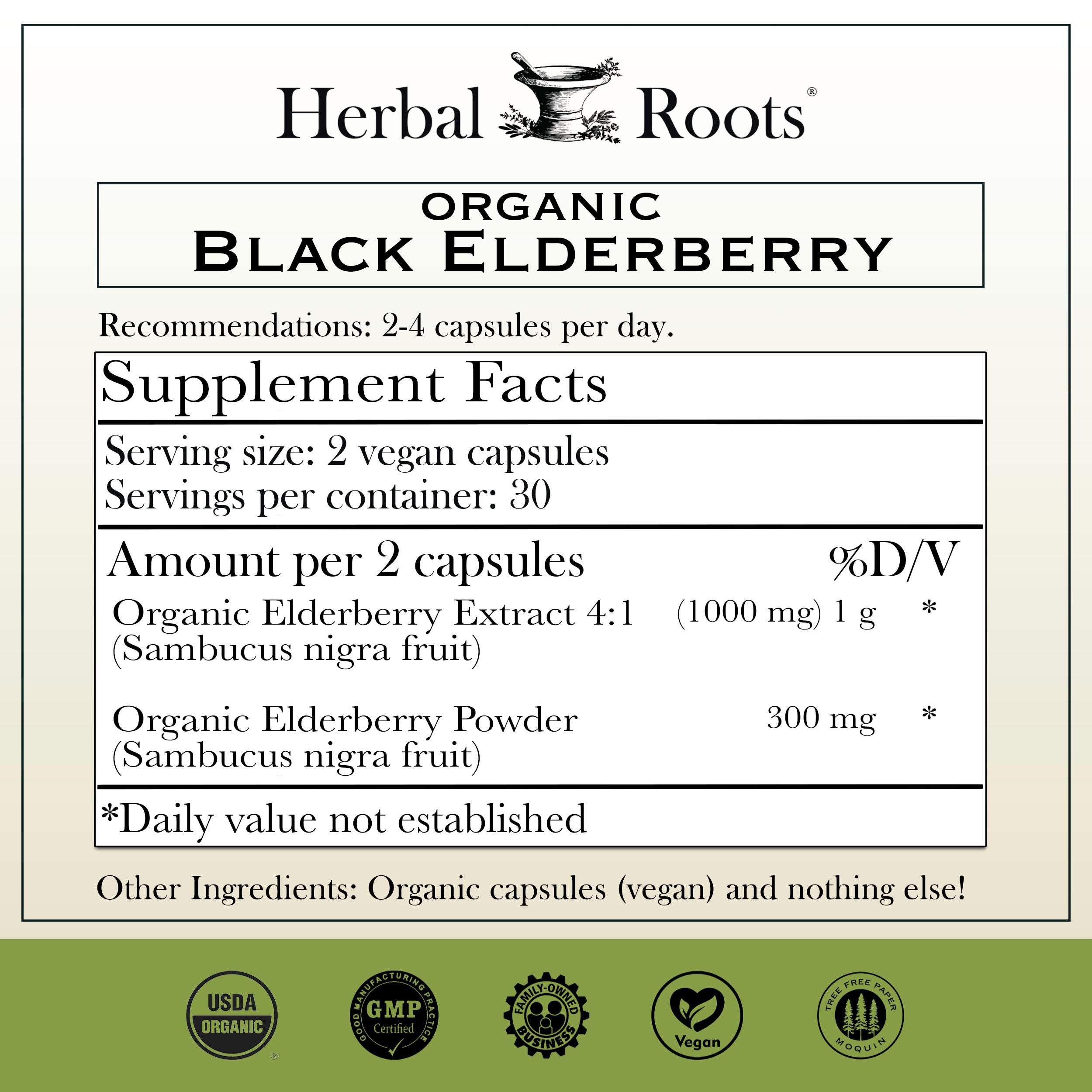 Organic Black Elderberry